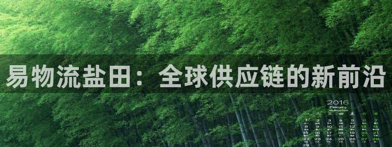 超凡国际注册：易物流盐田：全球供应链